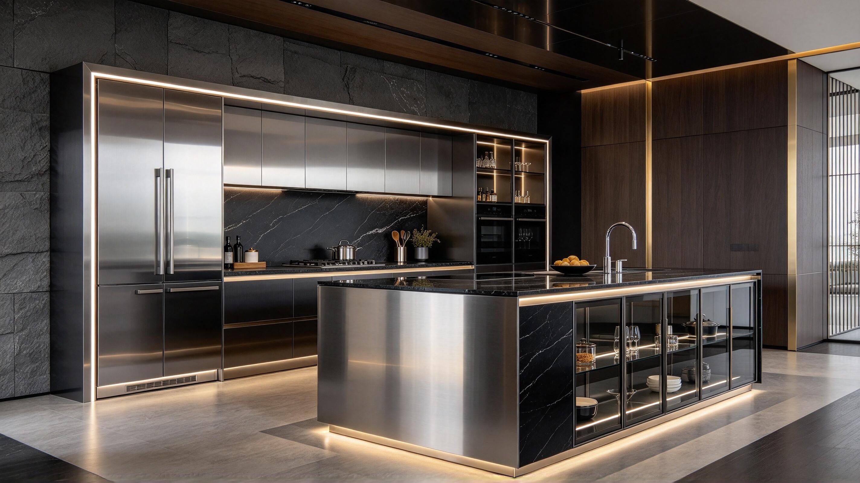 Stainless Steel Kitchen Island